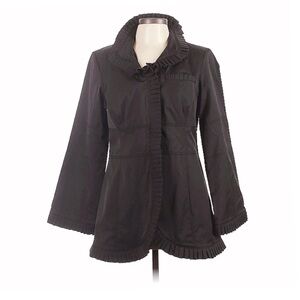 Bushwacker vintage Black pleated trench coat